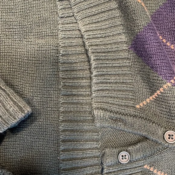 EUC Brandy Melville green argyle sweater One Size - Picture 6 of 9